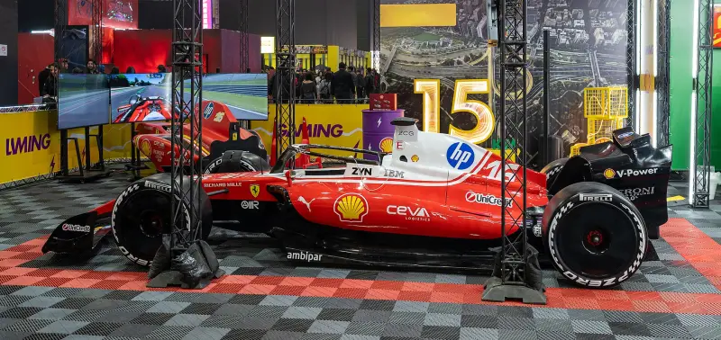 Side view of the Ferrari SF-26
